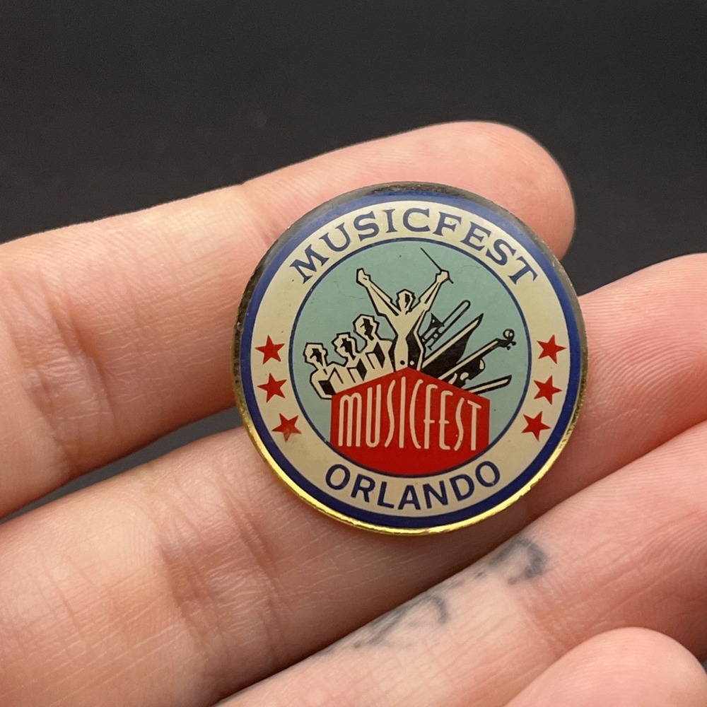 MusicFest Orlando Florida Lapel Hat Pin